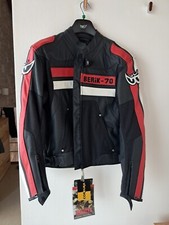 Giubbotto Moto in Pelle Berik 70 LJ-5918-BK