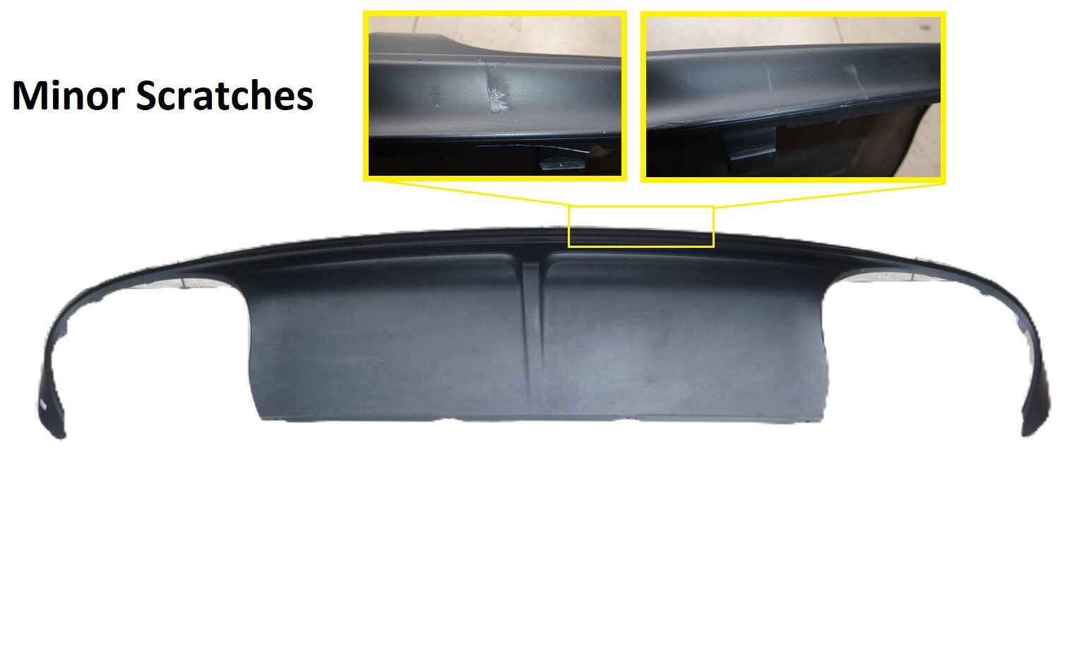 16-18 Bentley Bentayga BY636 rear Bumper Lower Diffuser Spoiler 36A807521B OEM