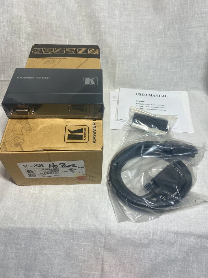 Kramer VP-200K 1:2 Computer Graphics Video Distribution High Resolution NEW STP - Image 3 of 3