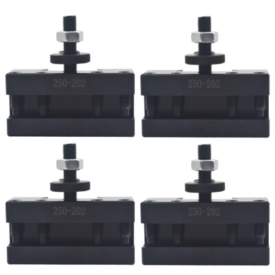 4Pcs BXA #2 Quick Change Turning Facing & Boring Tool Post Holder 250-202