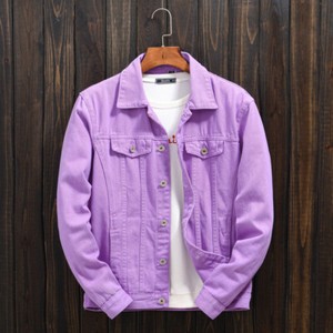 light purple denim jacket
