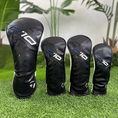 New TLM Qi10 golf club headcovers driver wood 3 / 5 hybrid cover 135UT set black - Picture 6 of 13