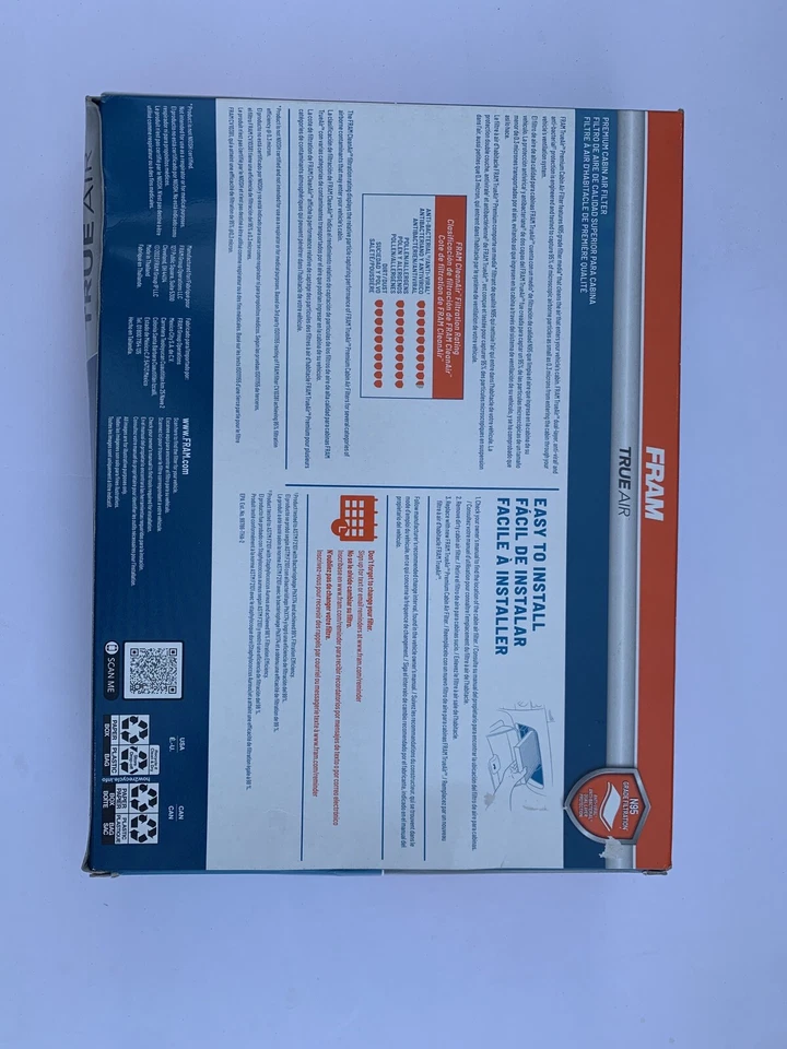 FILTRO DE AIRE CABINA FRAM CV10373 TRUEAIR HEPA para Audi y Volkswagen Foto 3 de 4