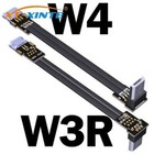 XT-XINTE 3A USB 2.0 Micro B Male Female Flat Data Cable FPC FPV Extension Cord