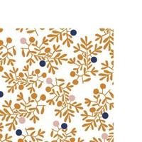 20 Kleine Cocktailservietten Fall Berries Beeren BläTter Garten Braun 24X24Cm