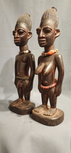 Ibeji Male & Female Twins, LOT 119. Yoruba /Nigeria / Santeria - Picture 5 of 5