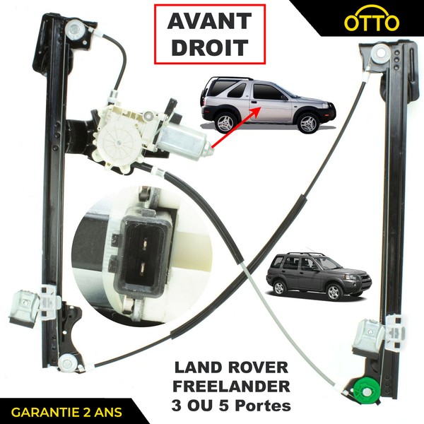 Antriebsmotor+Fensterheber Vorne Rechts FüR Land Rover Freelander (98 Rechts 06)-image