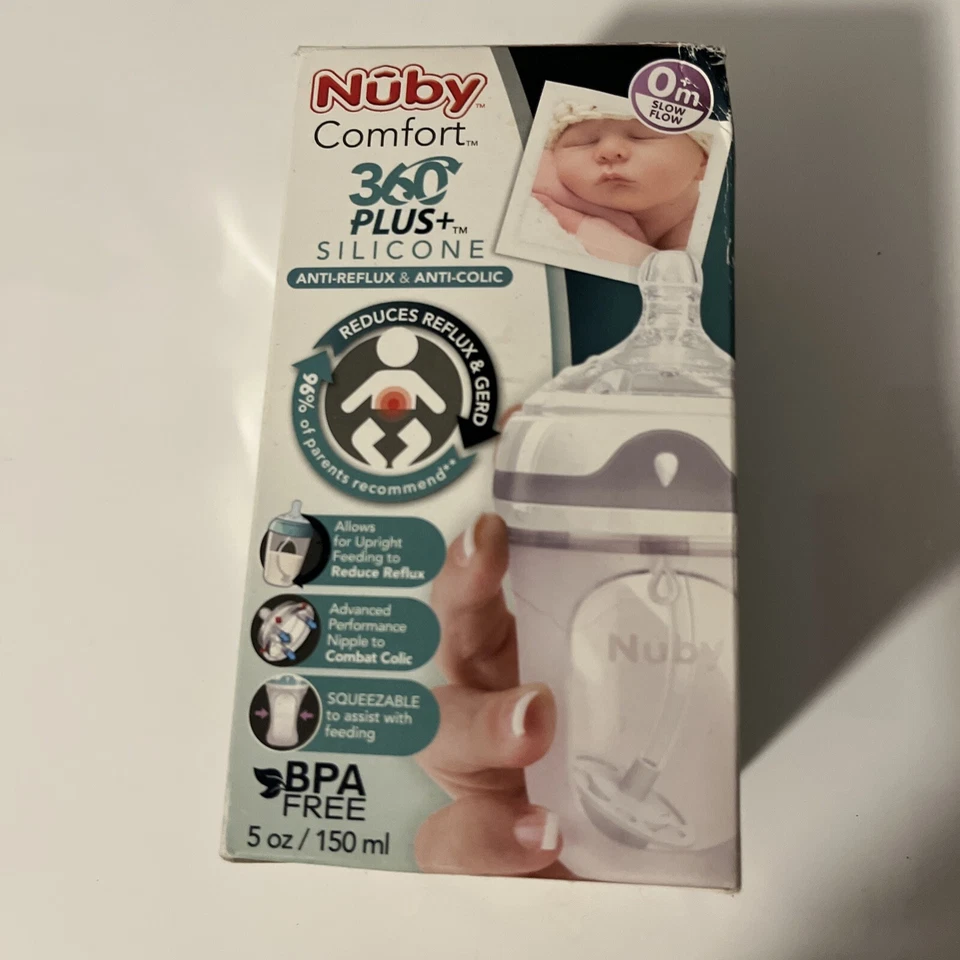 Nuby Comfort 360 Plus+ Anti- Reflux & Anti-Colic 5oz. NEW IN BOX - Image 3 of 4