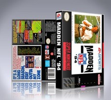 SNES Case - NO GAME - Madden NFL '94