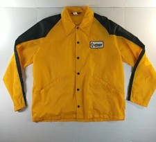 VTG 70s 80s Swingster USA Pfizer Genetics Pharmaceutical Nylon Windbreaker XL