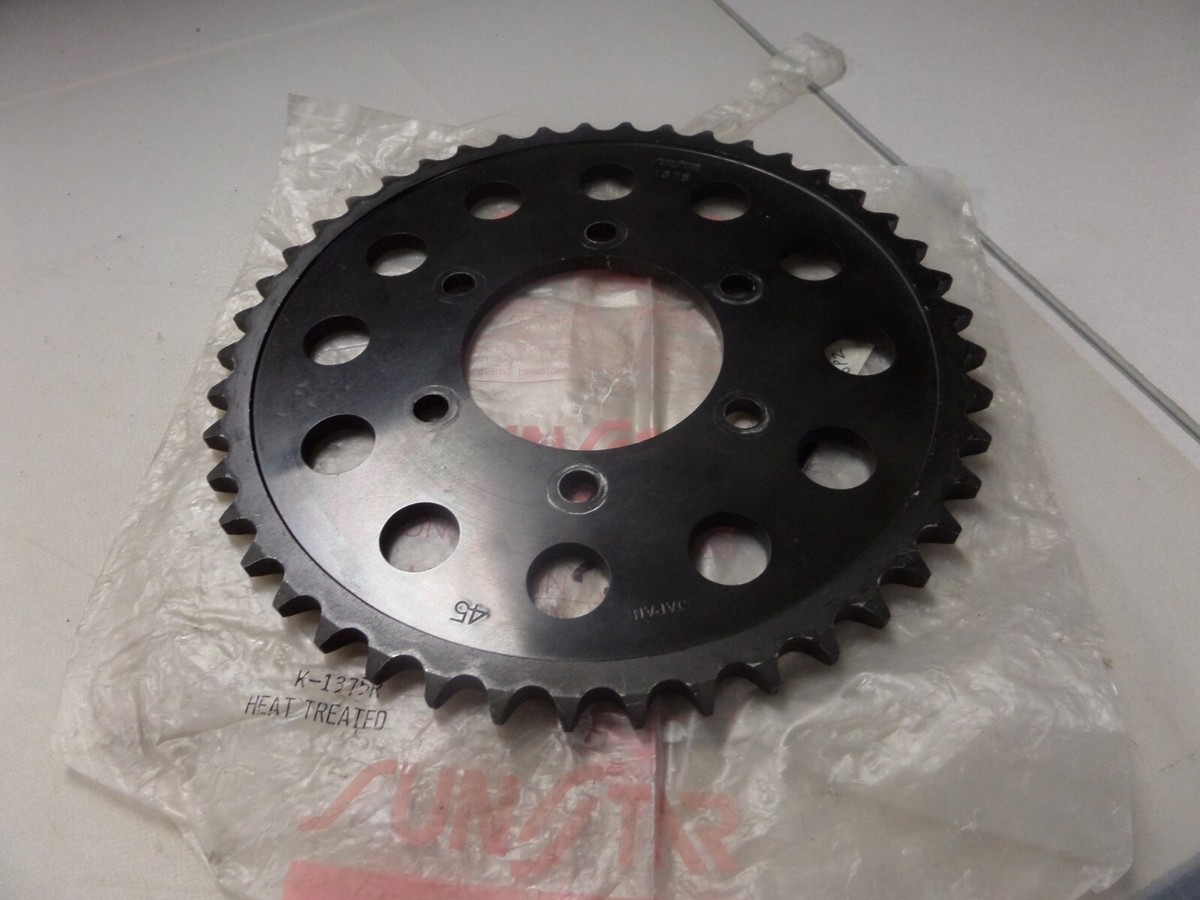 NOS Sunstar Rear Sprocket 45T Fits Kawasaki 1983-1985 GPZ750 ZX750