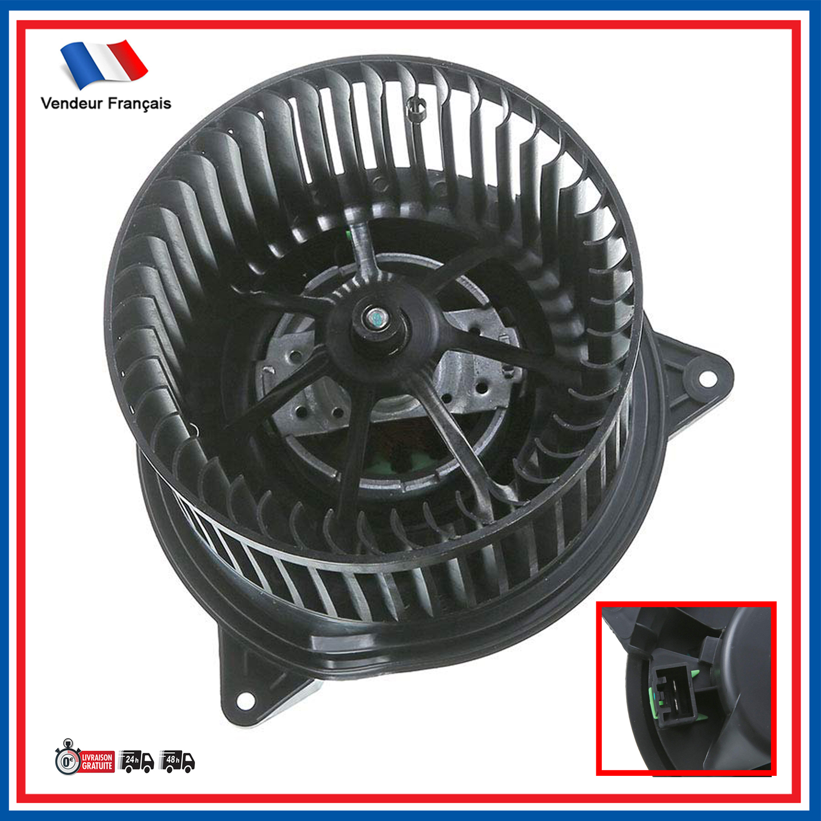 Pulseur ventilateur CVC contre le pare-brise embué de Ford Transit Connect