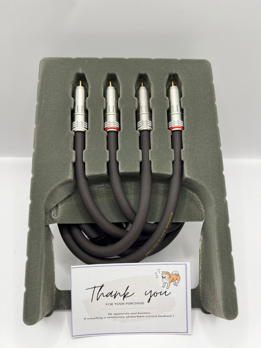 Accuphase ASL-10B 1.0m RCA Cable /pair Brand New | eBay