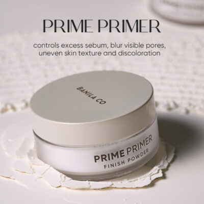 BANILA CO Prime Primer Finish Powder - 12g, Kbeauty, Korean Cosmetics, sample