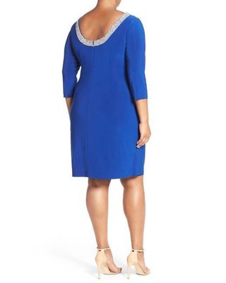 Alex Evenings Embellished Keyhole Neck Matte Jersey Dress Sz 20w *32 | eBay Alex Evenings Embellished Keyhole Neck Matte Jersey Dress Sz 20w *32 | eBay