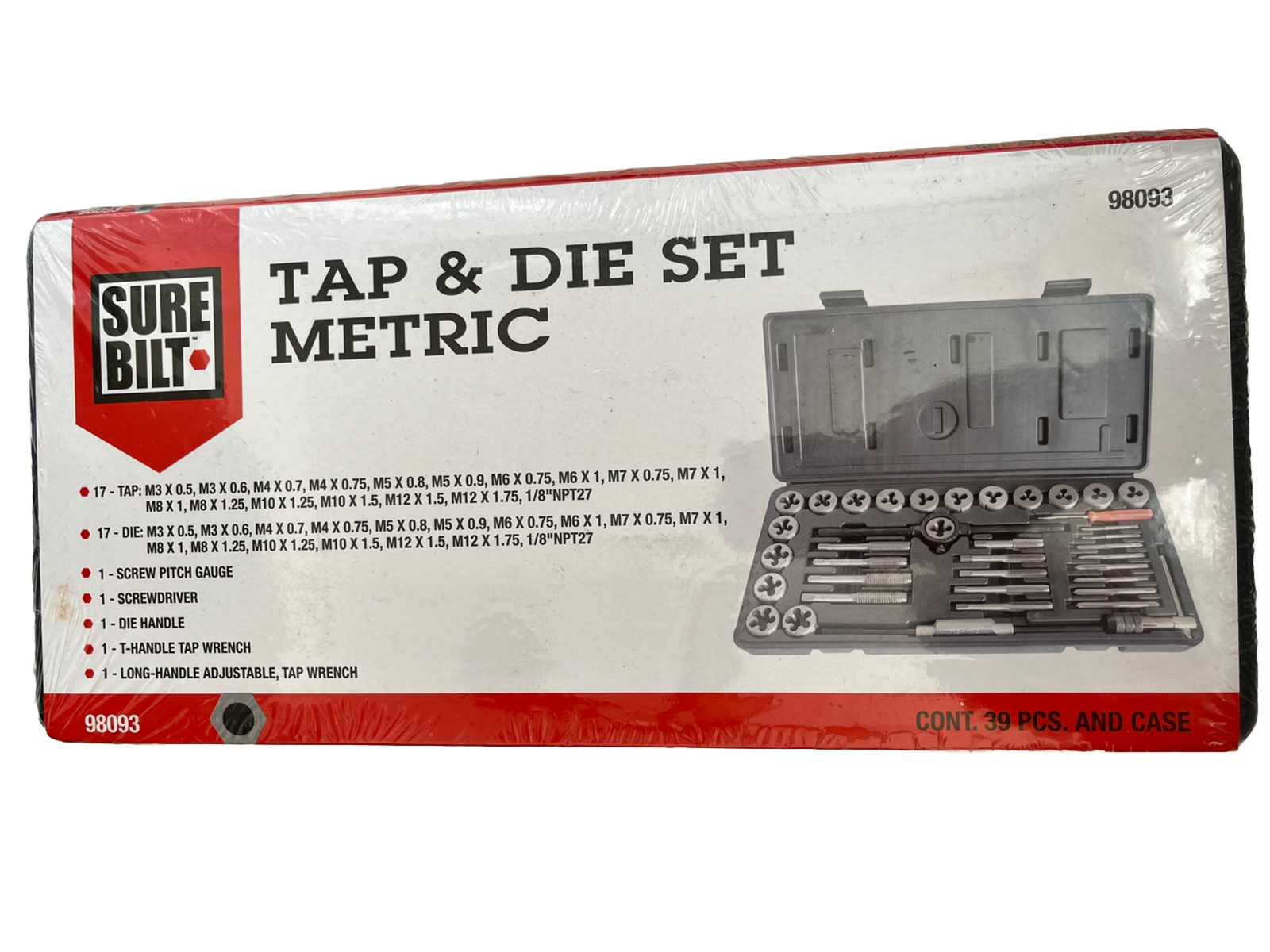 SureBilt Metric Tap and Die Set 40 Piece eBay