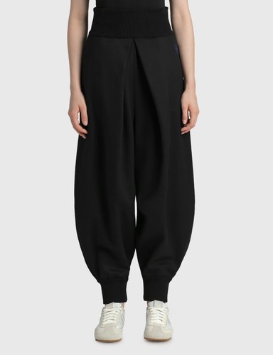 LOEWE WOMENS BALLOON PANTS TROUSERS SIZE EURO 40,USA 8 (WAIST30)BLACK,WOOL,ITALY