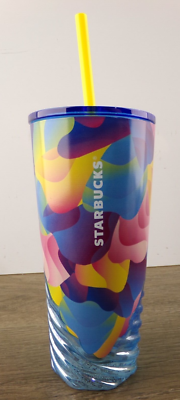 小物 STARBUCKS TOUCH The Drip Clear Blue Amazon.com: Starbucks 2023 Spring Straw Topper Blue Wave