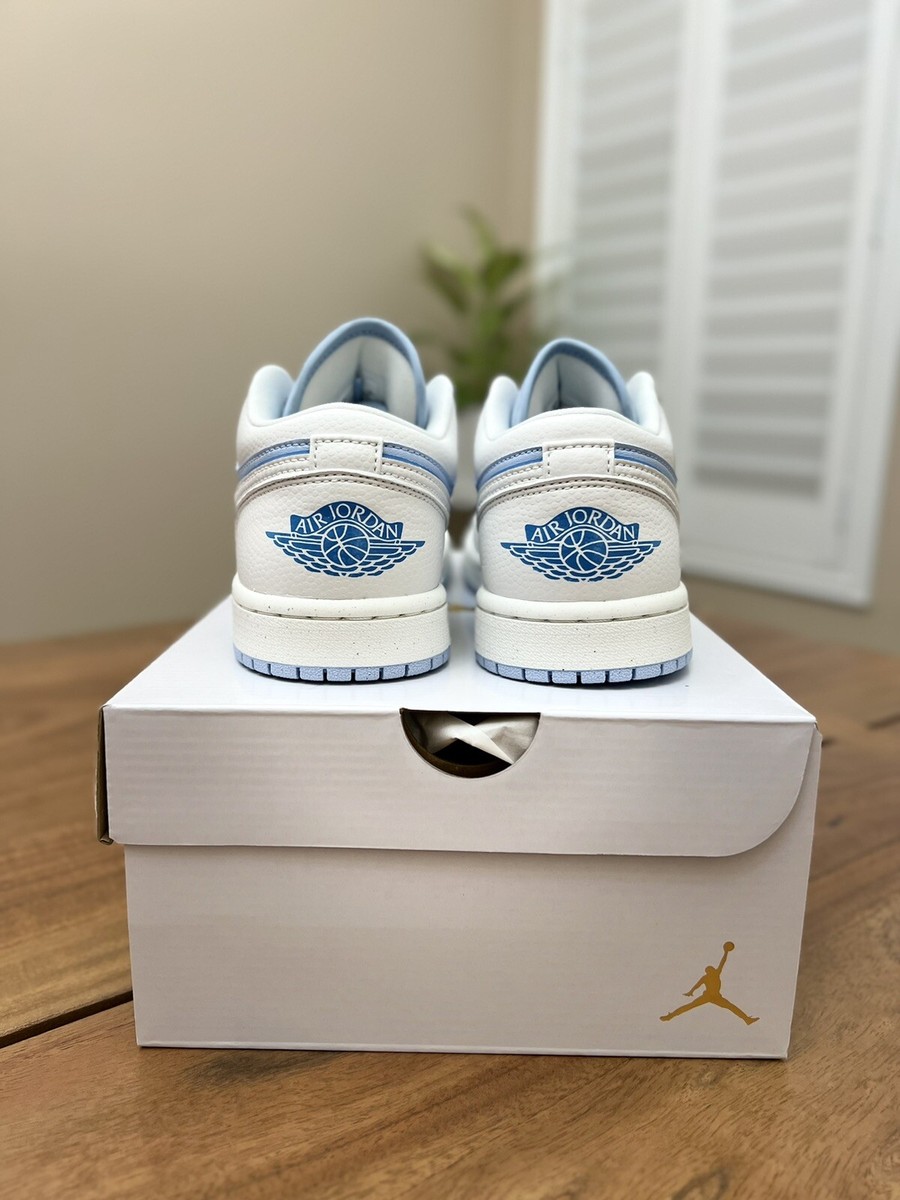 Nike Air Jordan 1 Low SE Reverse Ice Blue - Women Size 7 #DV1299
