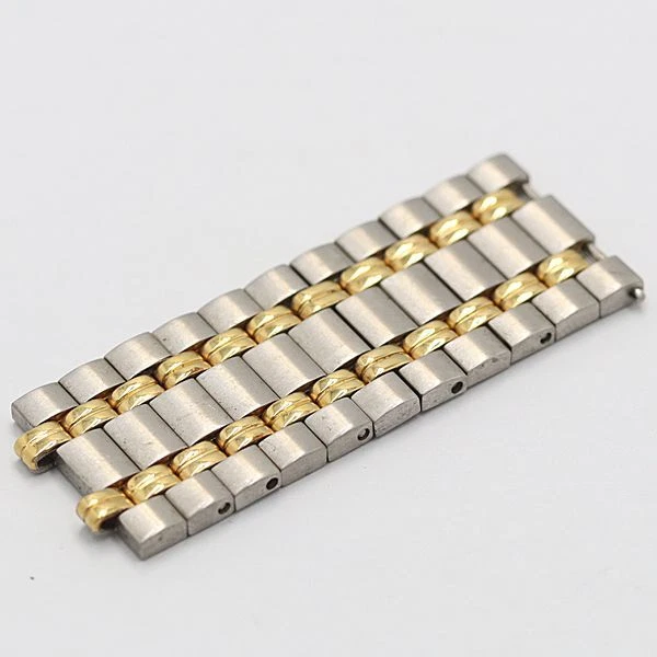 Bracelet montre homme GUCCI authentique 11 maillons 9000M pièces argent/or 16 mm