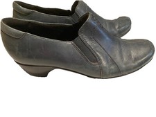 Clark Womens Black slip on Size 8