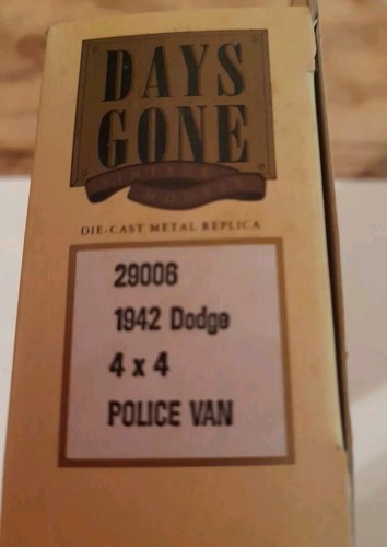 Lledo Days Gone DG29-006 Police Van (LOT 162) - Picture 2 of 2