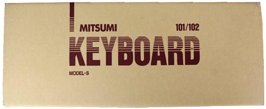 MITSUMI Vintage DIN Keyboard German Layout German QWERTZ Numeric Keypad S M456 - Image 4 of 4