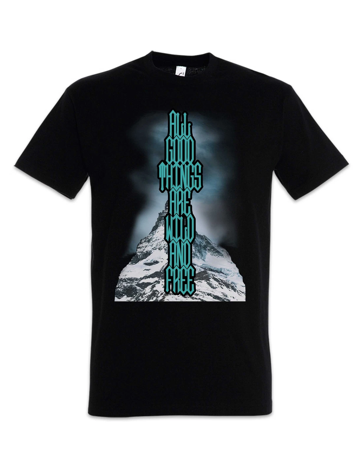 All Good Things Are Wild And Free T-Shirt Bonfire Campfire Environment Camping