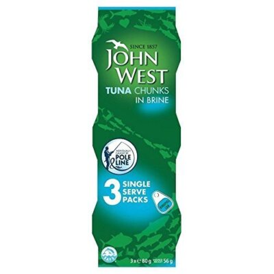 John West Tuna Chunks in Salzlake (3x80g) von John West