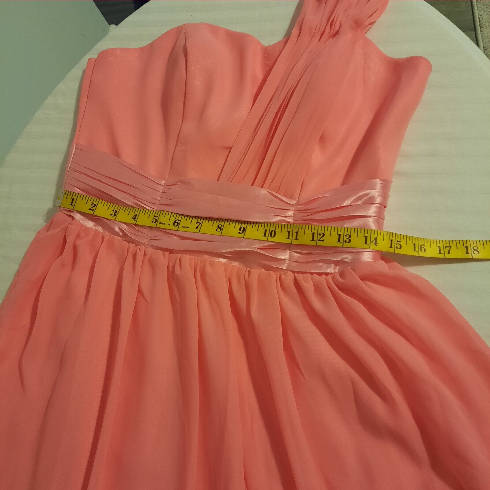 One Shoulder Bridesmaid Dress Size 12 - image 6