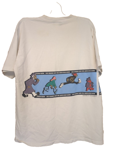 Camiseta Fat Albert And The Junkyard Gang Años 80 Vintage Puntada Única Blanca XL - Imagen 2 de 16