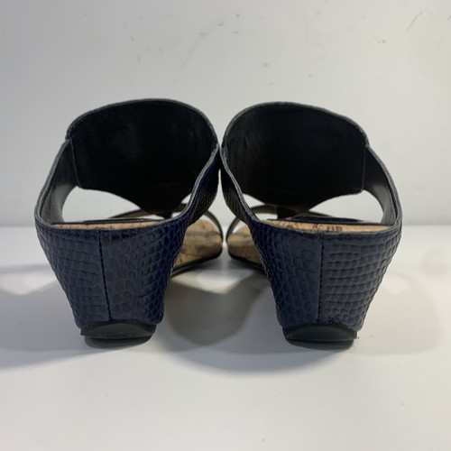 Donald J. Pliner Daun Cork Slides Wedge Sandals Women’s Size 6M Buckle Accent - Picture 11 of 13