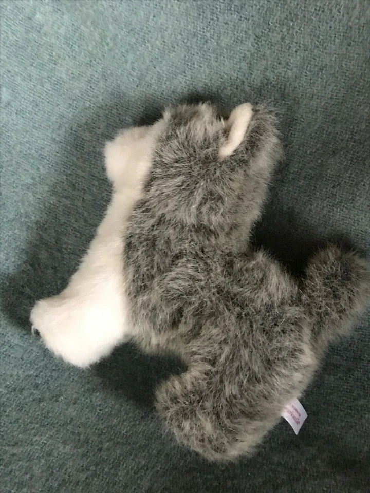 Peluche de pimienta American Girl blanco y negro HUSKY DOG ligeramente usado - Foto 4 de 4