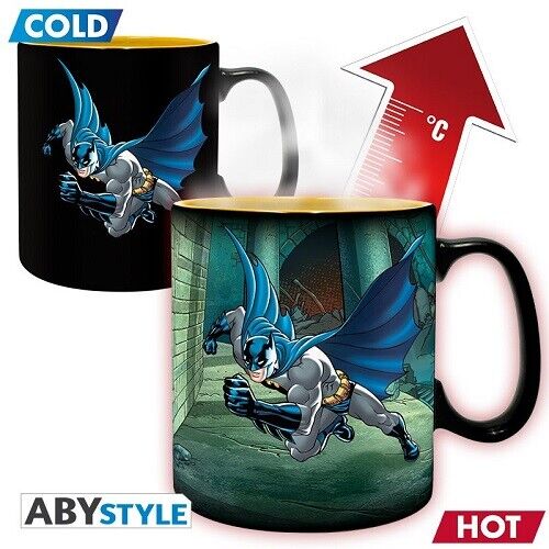 DC Comics Batman & Joker Cup Magic Color Changing Picture 460ml Heat Changing Mug - Picture 1 of 1