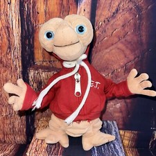 Universal Studios E.T The Extra Terrestrial Red Jacket Plush Stuffed Toy