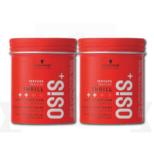 2 X Schwarzkopf Osis Texture Thrill 3 Elastic Fiber Gum Dump Dry Hair 3.38 Oz