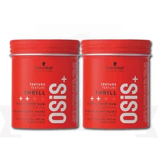 2 X Schwarzkopf Osis+ Texture Thrill 3 Elastic Fiber Gum Dump & Dry Hair 3.38 Oz