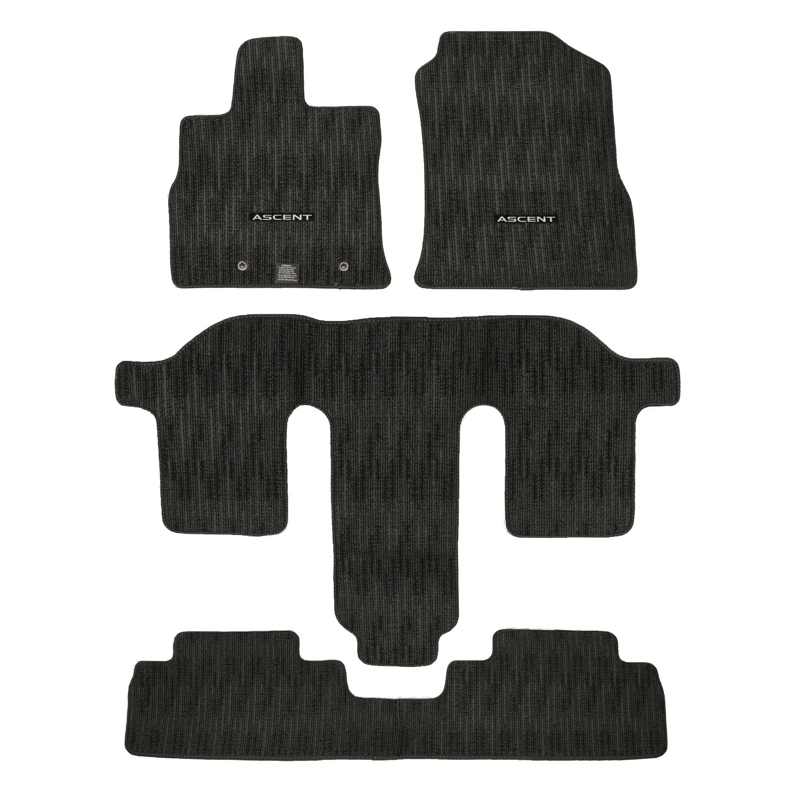 Juego de alfombrillas de piso para Subaru Ascent 2019-2025 (N/P J501SXC000)