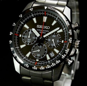 seiko chronograph ebay