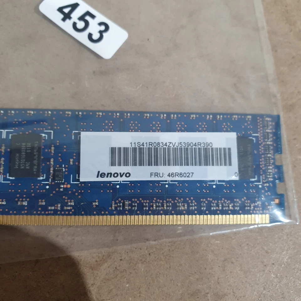 Hynix HMT125U7BFR8C-H9 2GB 2Rx8 PC3-10600 DDR3-1333MHz 240-Pin DIMM ECC SDRAM - Image 3 of 4