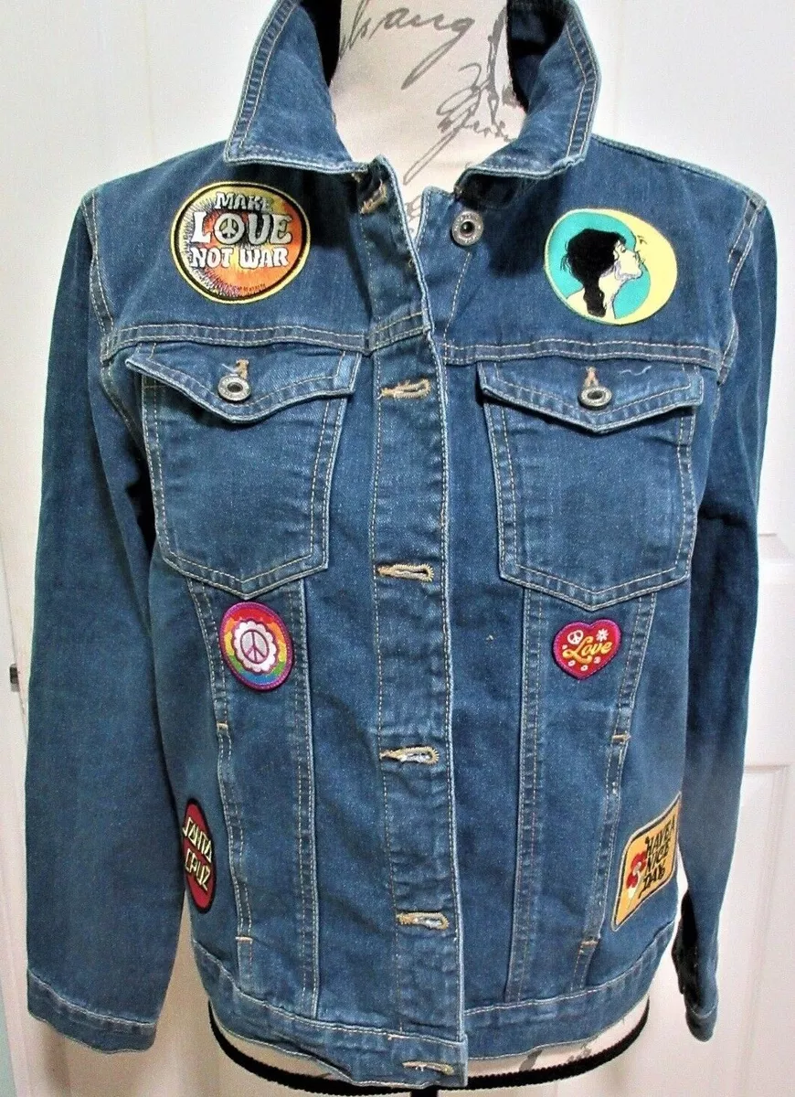 Customizable Patch Denim Jacket