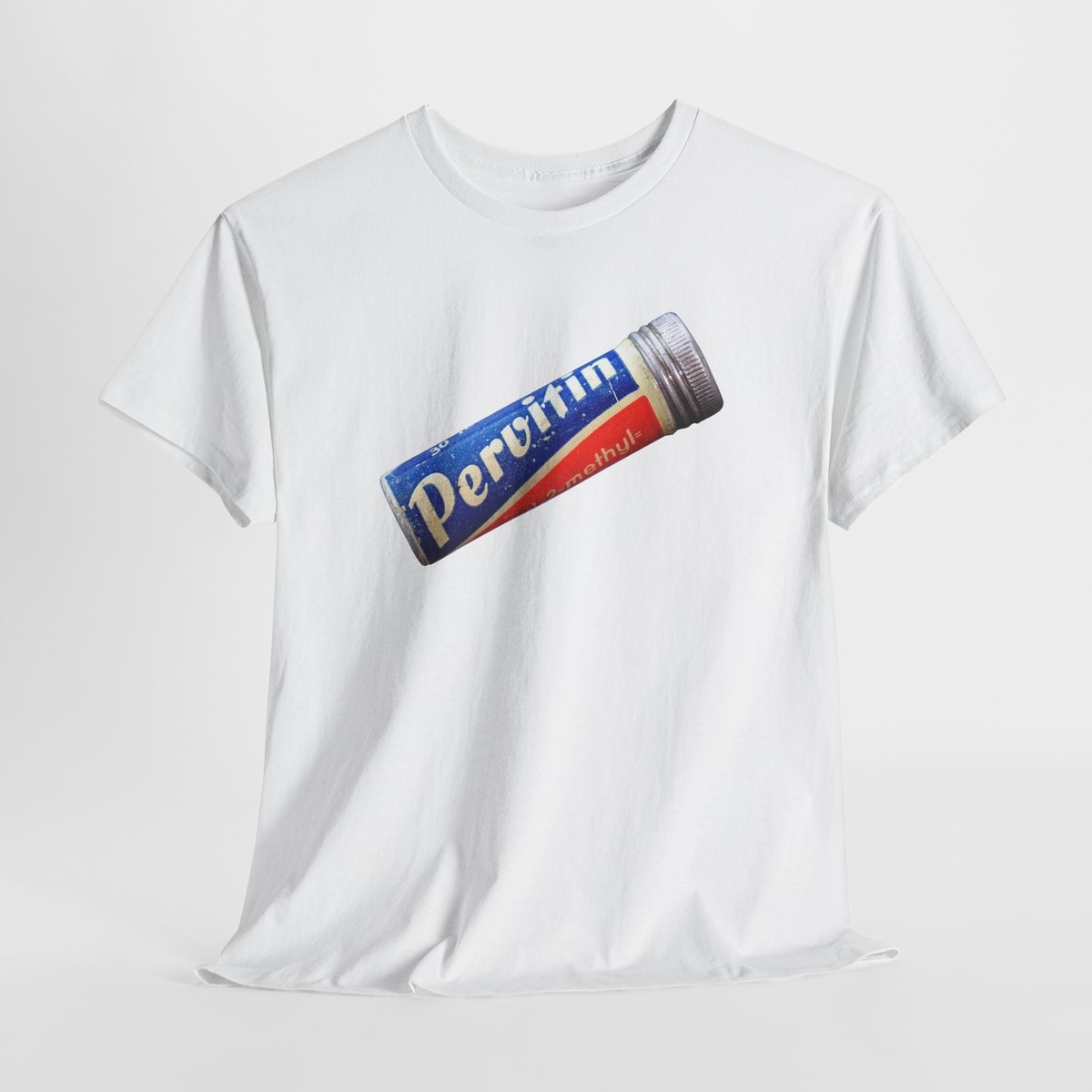 T-Shirt Pervitin Metanfetamina Germania | Gildan Softstyle, Unisex, Vintage, Nuova