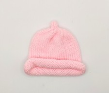 NEW HAND MADE PREEMIE BABY BEANIE CAP BOY/ GIRL REAL BABY OR PREEMIE DOLL CAP