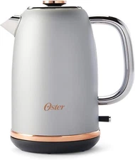 Oster Corded Electric 1.7L Kettle Metropolitan Collection with Rose Gold Accents