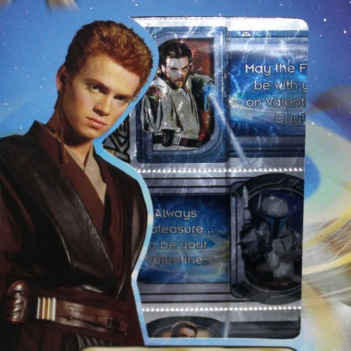De colección Star Wars 30 Tarjetas de San Valentín 2002 LucasFilms NUEVO Stock Antiguo - Imagen 2 de 5