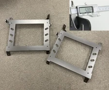 FOR 08-14 SUBARU IMPREZA WRX STI HEAVY DUTY RACING SEAT BRACKETS ADAPTERS PAIR