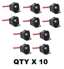 (Set/10) 2 Prong Pigtail Straight Plug Truck Side Marker Clearance Trailer Light