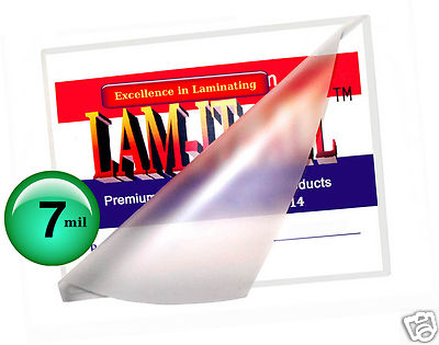 500/pack LAM-IT-ALL 7 Mil Hot Letter size Laminating Pouches 9 x 11-1/2, 9x11.5