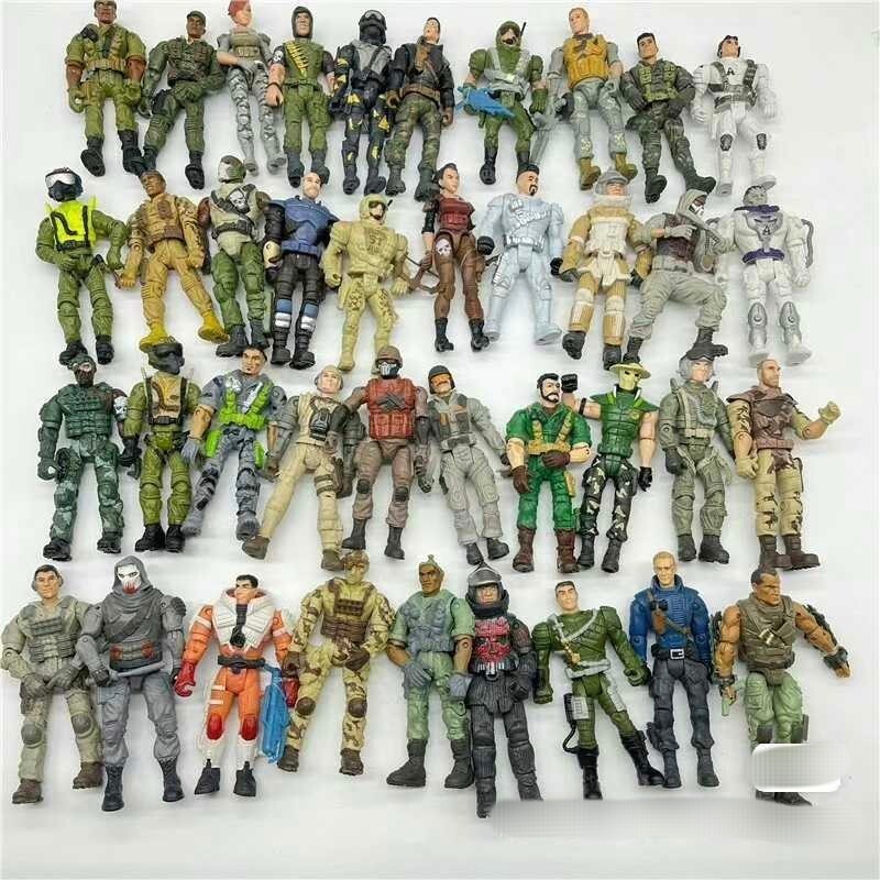 5pcs/lot the Corps Special Force Random Gi Joe Lanard Action Figure Toy 3.75" 25