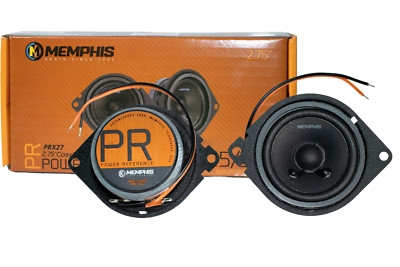 Memphis Audio PRX27 Power Reference 2.75'' Full Range Speaker - Pair, Crisp Sound